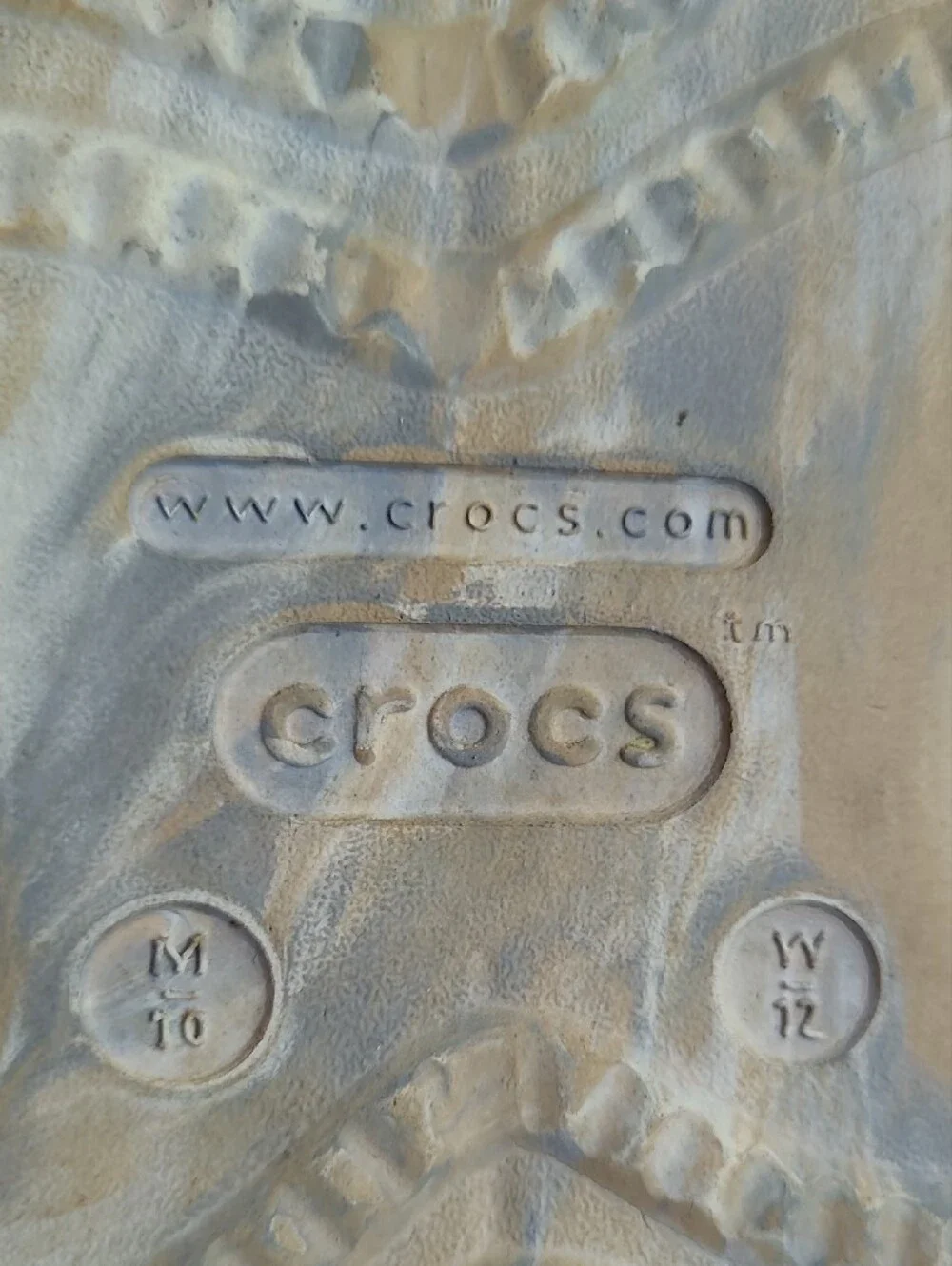 CROCS sandals tan